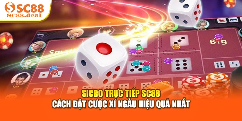 Sicbo Trực Tiếp SC88 - Cách Đặt Cược Xí Ngầu Hiệu Quả Nhất